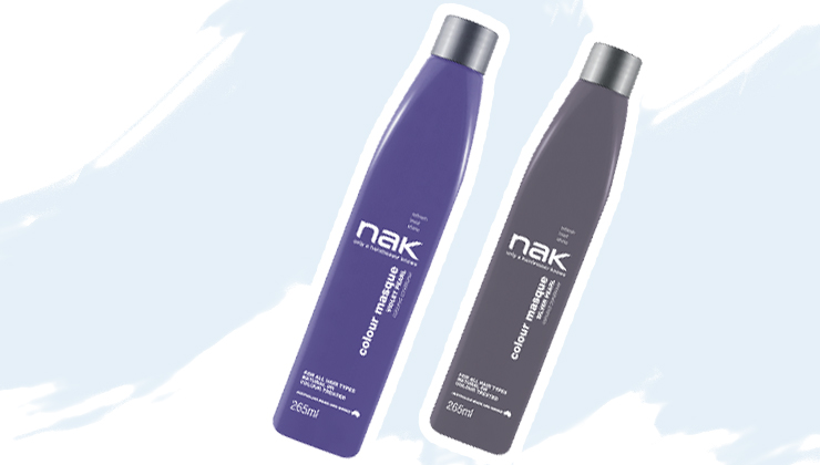 Оттеночные бальзамы NAK Silver Pearl и Violet Pearl