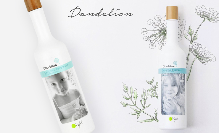 Шампунь и гель для душа O'right Dandelion