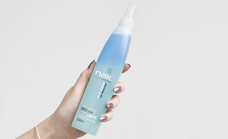 Спрей для волос с морской солью «Пляжный эффект» NAK Surf Styler