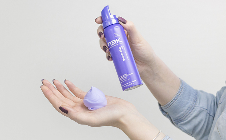 Тонирующая пенка для блондинок NAK Blonde
