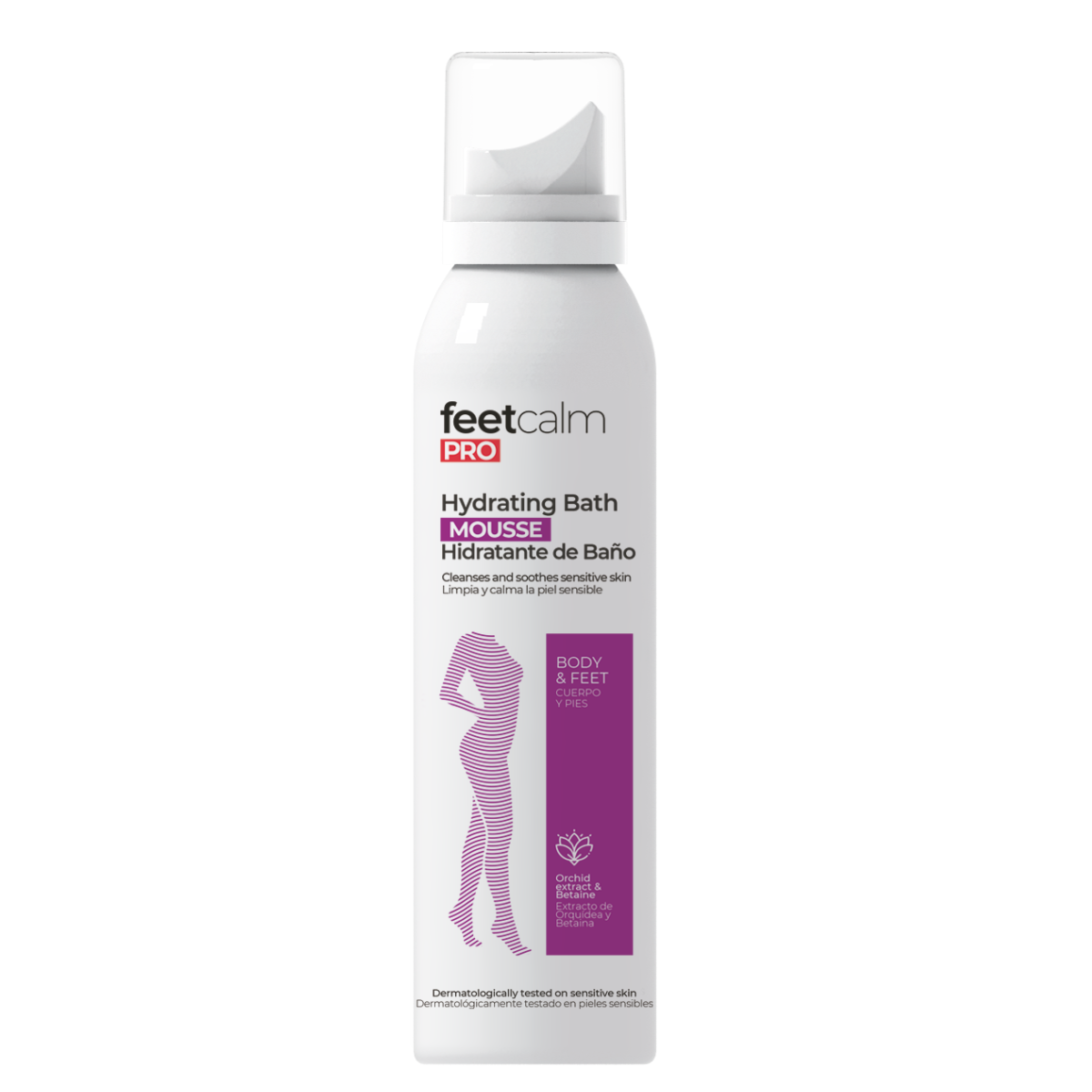 Очищающий и увлажняющий мусс для тела Feetcalm Hydrating Bath Mousse, 300 мл