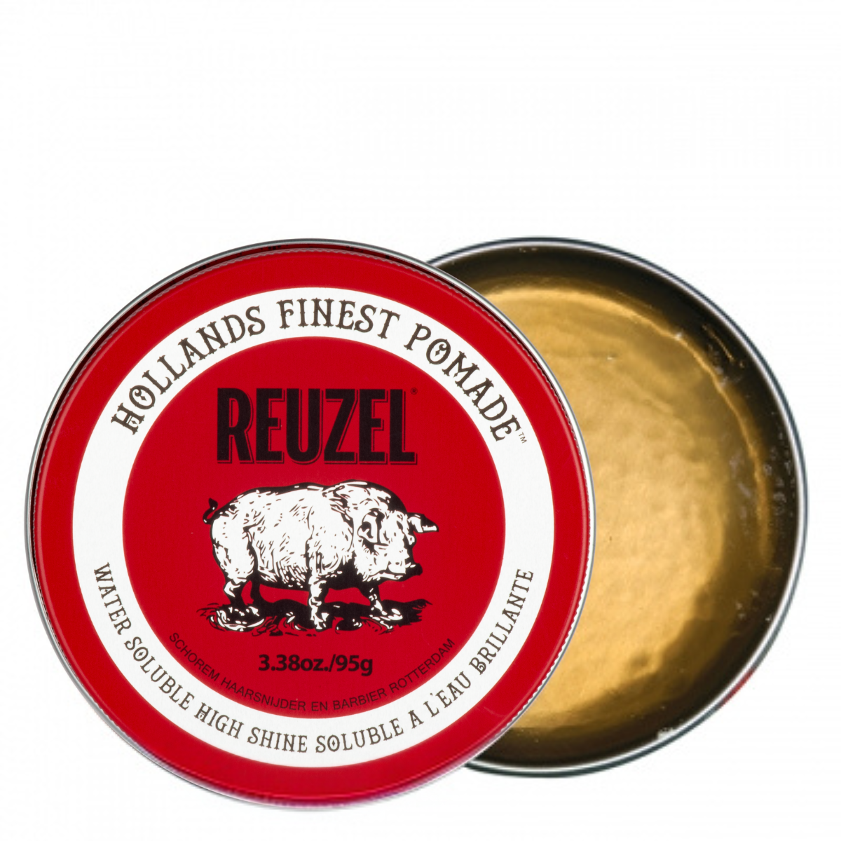 Красная помада для укладки средней фиксации Reuzel Water Soluble High Sheen, 95 г