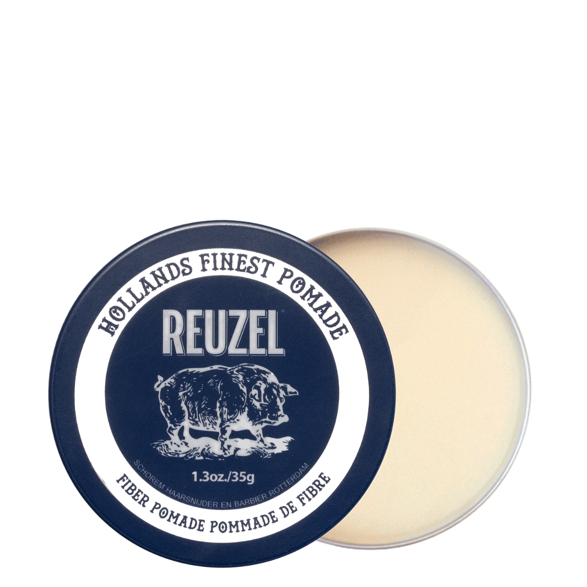 Синяя волокнистая помада для укладки сильной фиксации Reuzel Fiber Pomade, 35 г