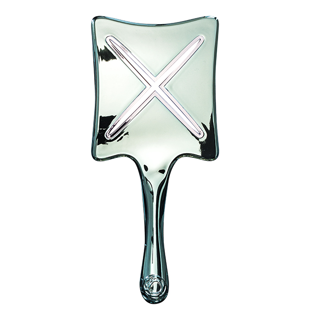 Большая расческа для сушки феном ikoo paddle X metallic take a swim «Морская волна»