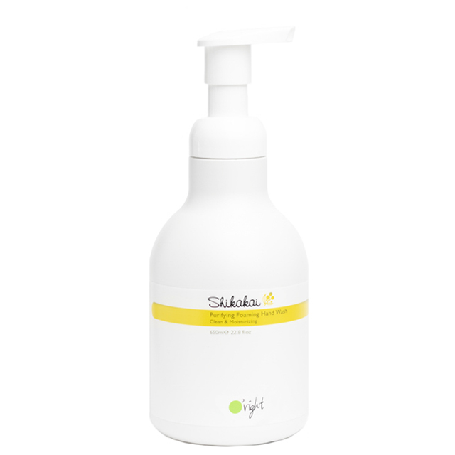 Увлажняющее мыло-пена для чувствительной кожи рук «Шикакай» O'right Shikakai Purifying Foaming Hand Wash, 650 мл
