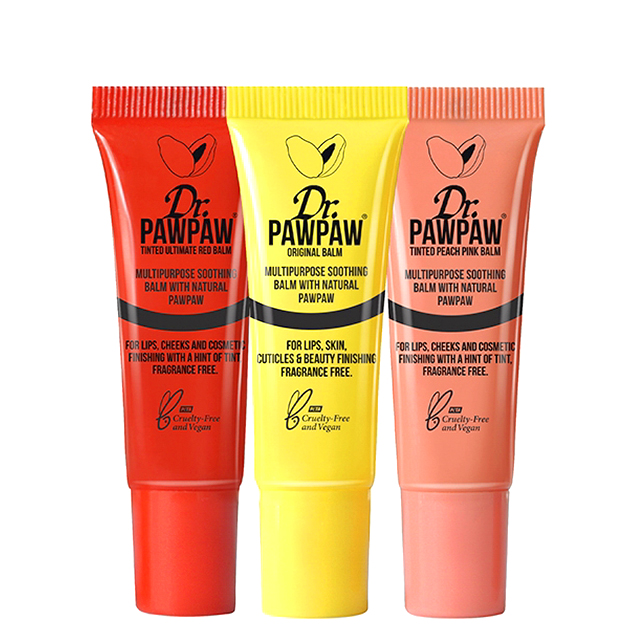 Комплект из трех универсальных бальзамов Dr.PAWPAW Mini Trio, 10 мл
