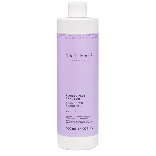Шампунь «Блонд Плюс» NAK Blonde Plus Shampoo — против желтизны и медных оттенков, 500 мл