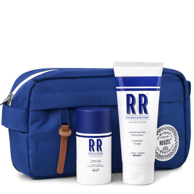 Мужской набор для ухода за лицом Reuzel RR Clean & Hydrate Duo Travel Kit 2023: очищающий стик и крем для лица